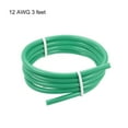 thumbnail image 3 of Uxcell 12AWG Flexible Soft Electric Wire Strands Silicone Green 1pcs, 3 of 4