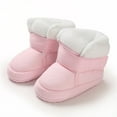 thumbnail image 2 of Otqutp Baby Boots 0-1 Years Old Baby Boys Girls Cotton Shoes Warm Baby Shoes Plus Velvet Boots Soft Sole Baby Shoes Toddler Shoes, 2 of 9