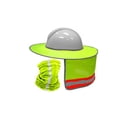 thumbnail image 1 of Greeniant Casco de protección parasol de verano, casco duro reflectante, malla brillante, protección de seguridad para construcción, reutilizable para Ciclismo Amarillo brillante Greeniant OD020047-01B, 1 of 6
