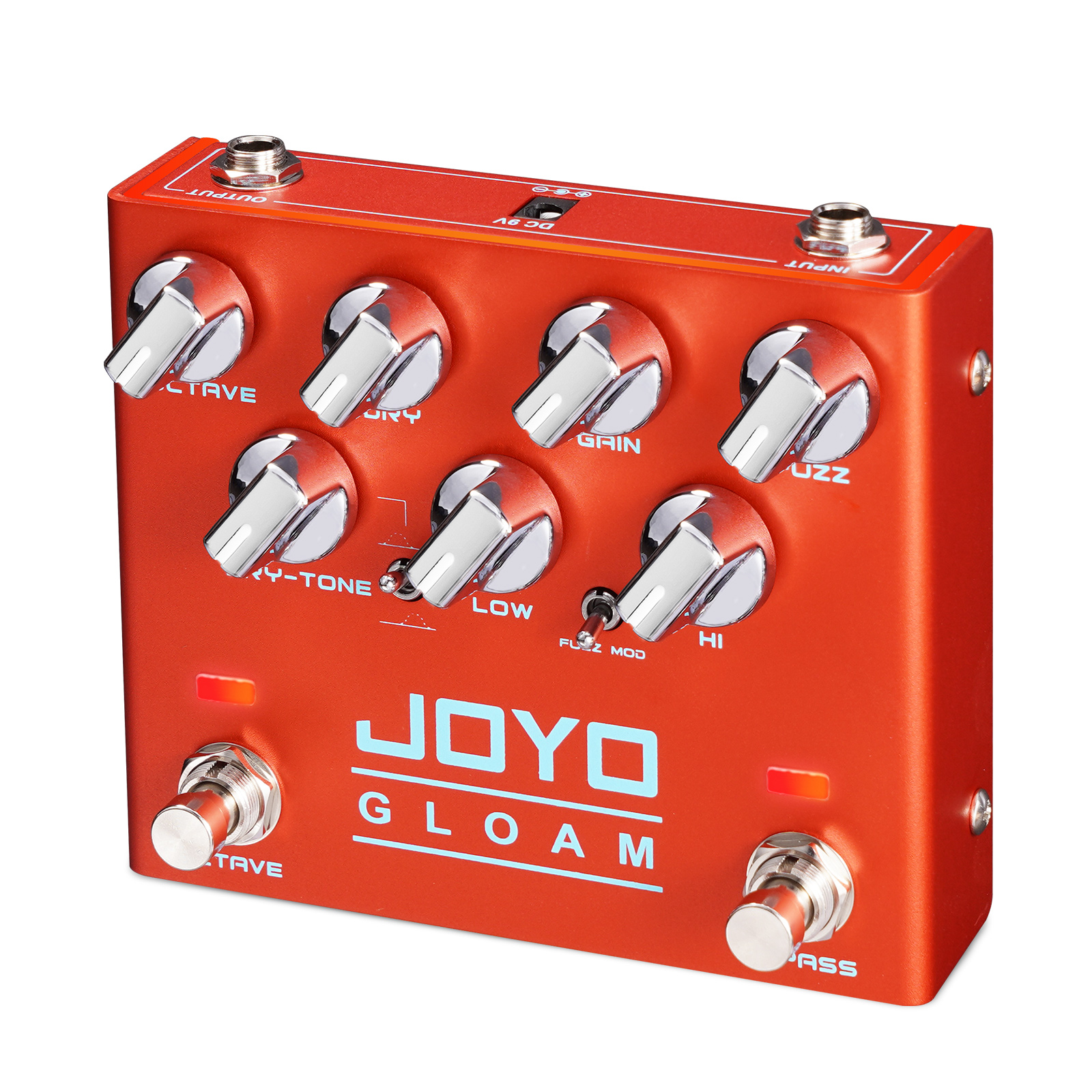 JOYO R-29 Bass Tone Octave FUZZ Effects Pedal with Dry Wet Mixer Control Sync Mode