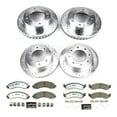 thumbnail image 2 of PowerStop Front and Rear Z36 Truck & Tow Carbon-Fiber Ceramic Brake Pad and Drilled and Slotted Rotor Kit Fits: CHEVROLET GMC Select Models K8798-36, 2 of 7
