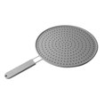 thumbnail image 2 of Abbracc Écran en Silicone Résistant à la Chaleur Multifonctions Rond avec Poignée de Refroidissement Couvercle de la Casserole à Tamis pour Poêle à Frire, 2 of 9