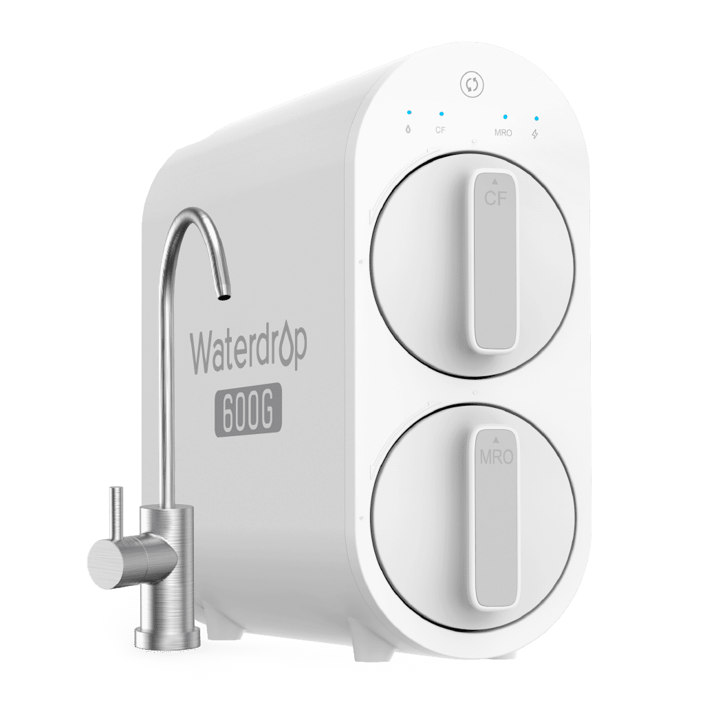 Restored Waterdrop G2P600 Reverse Osmosis System, 600 GPD , Under Sink RO System, 7 Stage Filtration, 2:1 Pure to Drain, (Refurbished)