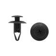 thumbnail image 1 of 40Pcs 7,5mm 20mm Grapas Vehículo Sujeción de Panel de Puerta Tornillos Plástico Negro, 1 of 1