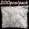 thumbnail image 3 of (200pcs/pack) 30mm Christmas Snowflakes Confetti Artificial Snow Xmas Tree Ornaments Decorations For Home Party Wedding Decor, 3 of 5