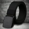 thumbnail image 2 of Belt Adjustable Exquisite Buckle Men Lightweight All Match Waist Belt for Daily Wear, 2 of 11