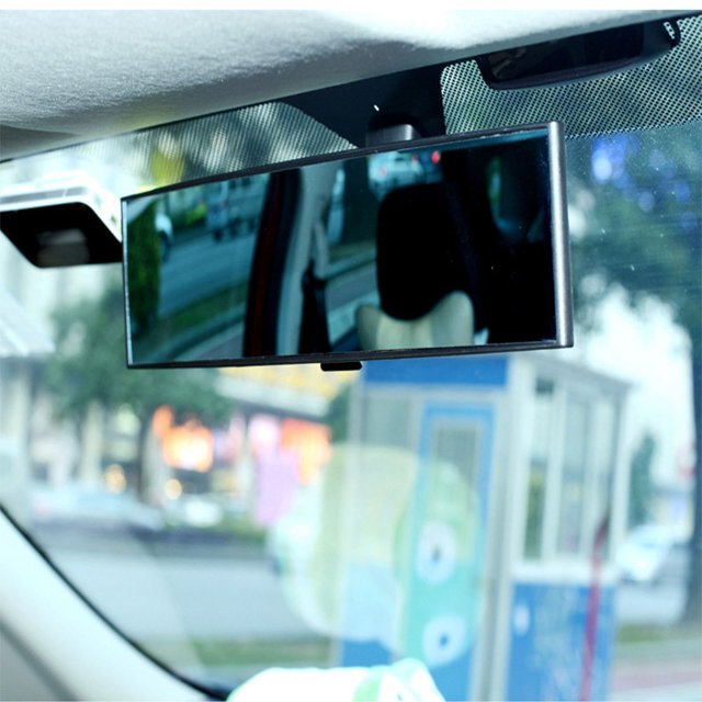 Espejo retrovisor para automóvil, modificación, gran campo de visión, antideslumbrante, espejo gran angular, espejo auxiliar de marcha atrás, espejo de vidrio HD, tipo universal