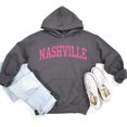thumbnail image 5 of NASHVILLE Graphic Unisex Fleece Hooded Sweatshirt, 5 of 5