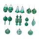 thumbnail image 1 of 16x Bolas de Navidad Adornos navideños decorativos Adornos de invierno Mini decoraciones Adornos de bolas de de Navidad Colgantes pequeños de Verde hierba, 1 of 8
