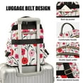 thumbnail image 3 of FORMRS Mini Backpack Purse for Women Travel Daypack Casual Shoulder Bag, Pink Floral, 3 of 7