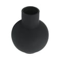 thumbnail image 2 of Sagebrook Home Ceramic 8"h Bulbous Vase, Black, 2 of 7