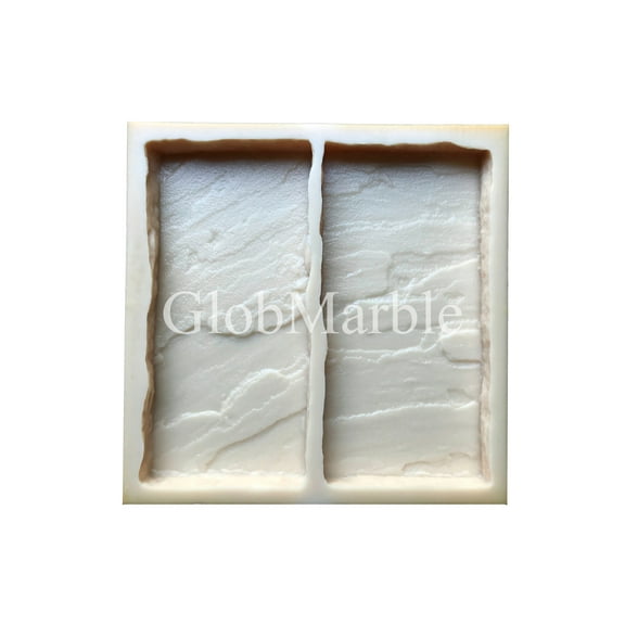 Concrete Stone Mold from GlobMarble. Stepping Stone Mold SS 5701/2. Concrete Veneer Mold, Casting
