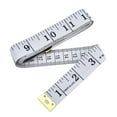thumbnail image 2 of LOLIPPYY 12Pcs White Soft Sewing Ruler Tape with Water Resistant Material and Metal Ends, 2 of 5