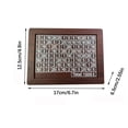 thumbnail image 2 of Fiudx Hucha de Madera, Divertido Rastreador de Objetivos de Ahorro, Estuche Portátil de Fácil Montaje, Práctica Herramienta de Gestión Del Dinero, Ideal para La Oficina En Casa, Regalo para Adultos,, 2 of 6