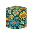 thumbnail image 2 of Xoenoiee Round Pressure Cooker Cover 6 qt, Hippie Flower Pattern Kitchen Appliance Dust Cover with Pockets for Electric Pressure Cooker Air Fryer Rice Cooker Steamer, 2 of 6