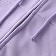 thumbnail image 4 of Komoo Women Casual Zip Cardigan Oversize Zip Up Hoodies Long Sleeve Sweatshirt Basic Relax Girl Streetwear, 4 of 5