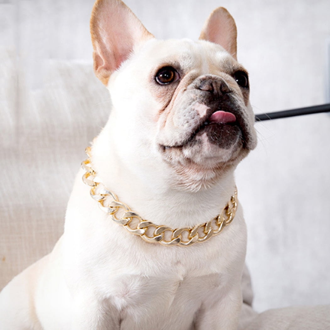 Nobrand Dog Chain Collar Chunky Metal Pet Training Choker Collar Puppy Chain Necklace Other
