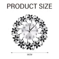 thumbnail image 6 of Chic Decor, Crystal Wall Clock Aluminum Sparkling Bling, Modern Design For A Fashionable Home, 6 of 6