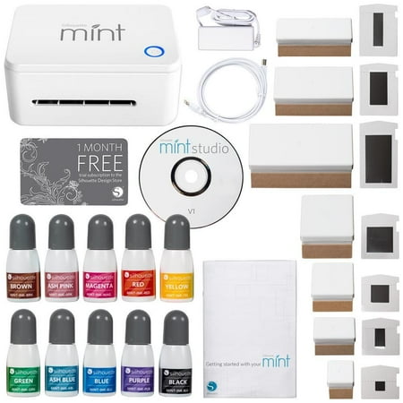 - Silhouette Mint Bundle with All Stamp Blocks and 10 Inks