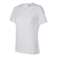thumbnail image 2 of LAT L-3587 T-Shirt Women's Short Sleeve Combed Ringspun V-Neck, 2 of 5