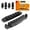 Black, variant on 6 String LP Guitar Fixed Bridge  Base, Zinc Alloy Construction, Easy Install