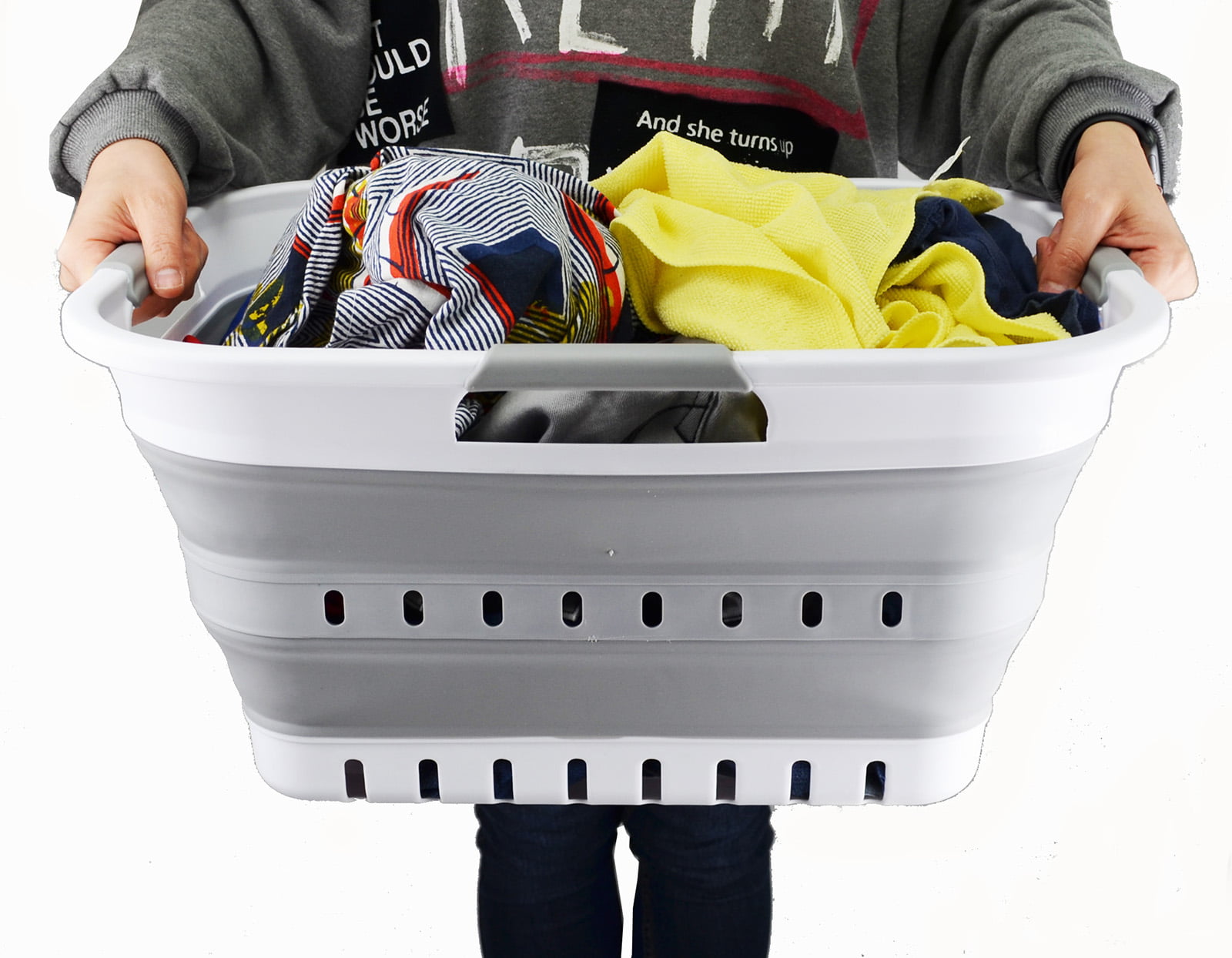Space saving laundry basket is on sale for $8.99 until 12/5. LIKE