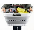 thumbnail image 7 of SAMMART Set of 2 - 30L (8 gallon) Collapsible Plastic Laundry Basket - Foldable Pop Up Storage Container / Organizer - Space Saving Hamper / Basket, 7 of 7