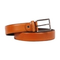 thumbnail image 3 of 33-34  Affilare Men's Genuine Italian Leather Dress Belt  35mm Tan 12EXB35TN, 3 of 5
