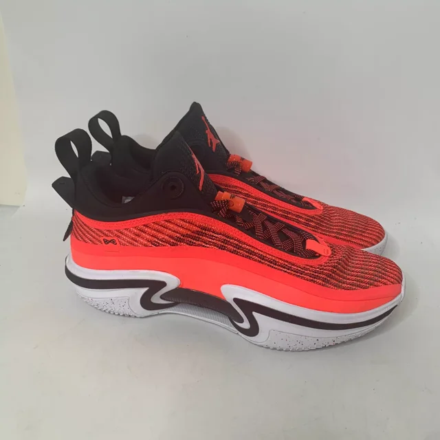 Ni - ke Ni - ke Air Jordan 36 Mens 11 Infrared Red Basketball Shoes Athletic DH0833-660