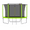 Green, variant on EUROCO 12FT Trampoline with Basketball Hoop & Enclosure, 2000lbs 10FT 12FT 14FT 15FT Trampoline for Kids and Adults, Outdoor Backyard Trampoline