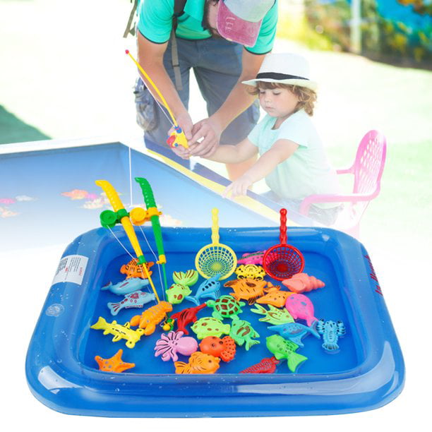 Smart Novelty, Strong Magnetic Fishing Game for Kids - Bath Pool