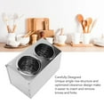 thumbnail image 4 of Porte-ustensiles de Cuisine Rangée Unique Ustensiles de Cuisine Rangement Seau Ustensile Couteau Magnétique Bandes, 4 of 7