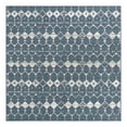 thumbnail image 3 of Unique Loom Outdoor Trellis Collection Area Rug - Cardak (7' 10" Square Navy Blue/Ivory), 3 of 7