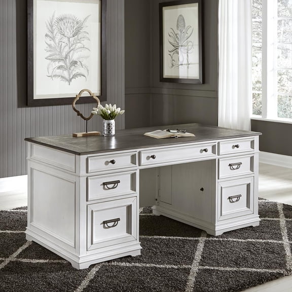 Allyson Park White Desk