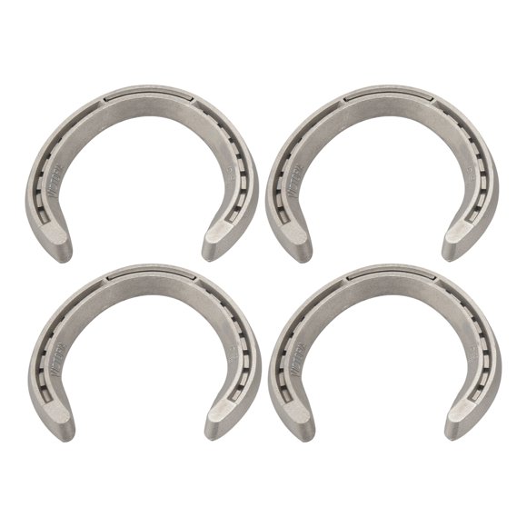 4Pcs 5 Horse Equipment Aluminum Alloy Horseshoes 2 Front + 2 Rear Farrier Tools for Tournament Play