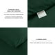 thumbnail image 5 of Juego de edredón CozyLux, color verde esmeralda oscuro, tamaño king size, 3 piezas, 5 of 9