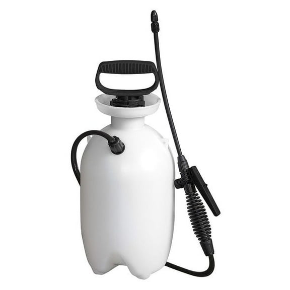 Westward 1 gal Janitorial Handheld Sprayer, Polyethylene, 34 in L Hose, Cone Nozzle Spray Pattern, Manual