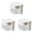 A, variant on 4 Compartment Clear Seasoning Box with Lids, Airtight Condiment Organizer for Kitchen Pantry, Spice Container Set for Salt Sugar Pepper and Dry Seasonings