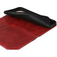 thumbnail image 5 of for iPhone 11 Wallet Case,Premium PU Leather Flip Folio Case with Card Slot,Kickstand Holder Magnetic Closure [TPU Shockproof Interior Protective Case] for iPhone 11,6.1",Red+Black, 5 of 9