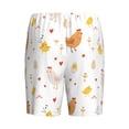 thumbnail image 7 of Daiia Funny Chicken Mens Woven Stretch Pajama Short,Short Pajama Pants-Large, 7 of 7