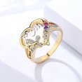 thumbnail image 4 of Anillo Del Día De La Madre Amor Corazón Mamá Anillo De Dedo Anillo De Aniversario Regalo Para Mamá Cateissary AP006762-02, 4 of 5
