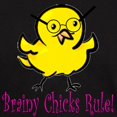 thumbnail image 3 of CafePress - Brainy Chicks Dark T Shirt - Men's Classic Graphic Cotton T-Shirt, 3 of 4