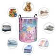 thumbnail image 4 of Hello Kitty Laundry Hamper, Dirty Clothes Hamper Storage Basket for Bathroom Bedrooms, Circular Hamper with Handles, Gifts for Boys Girls Men Women, 4 of 8