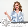 thumbnail image 4 of Miangastore 30Pcs Vintage Brooch Base Bezels Blanks Kit with 30Pcs Glass Dome for DIY Craft, 4 of 8