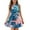 N08,Blue, variant on YOUYEDIAN Hawaiian Girls Dresses Size 10-12 2025 Summer Beach Halter Neck Sundress Tied Waist Sleeveless Dresses Retro Palm Tree Graphic A-Line Dress,Army Green 13-14 Years