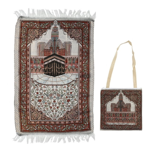 Muslim Prayer Rug, Prayer Mat Islamic Rug 27.6x43.3in For Home Use For Muslim Worship