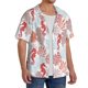 thumbnail image 2 of Fotbe Tropical Corals Seahorse Camisa Estampada de Manga Corta para Hombre, Casual de Verano, Estilo Playero, Sin Arrugas-Medium, 2 of 5