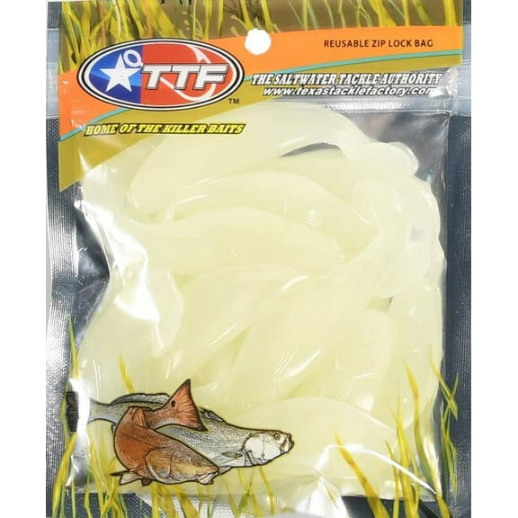 Texas Tackle Factory Shad Killer 1" Softbait Fishing Lures for Seatrout, Redfish & Snook, 14-Count