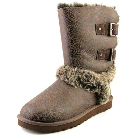 Ugg Australia Skylah  Women  Round Toe Leather Brown Winter (Best Boots Brand In Australia)
