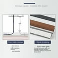 thumbnail image 3 of Triangle Slot Floor Cord Cover Extension Wiring Duct Protector Electric Wire Slot Cable Concealer Manage Cable Cover, 3 of 9